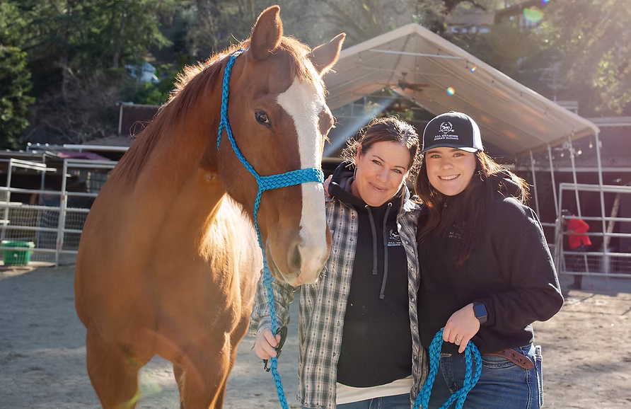 Julie with horse